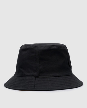 Stone Island Чорна панама з фактурним логотипом K1S159100981S0065