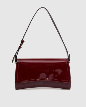 Gianni Chiarini Бордова шкіряна лакована сумка Keira BS11601VRPIU