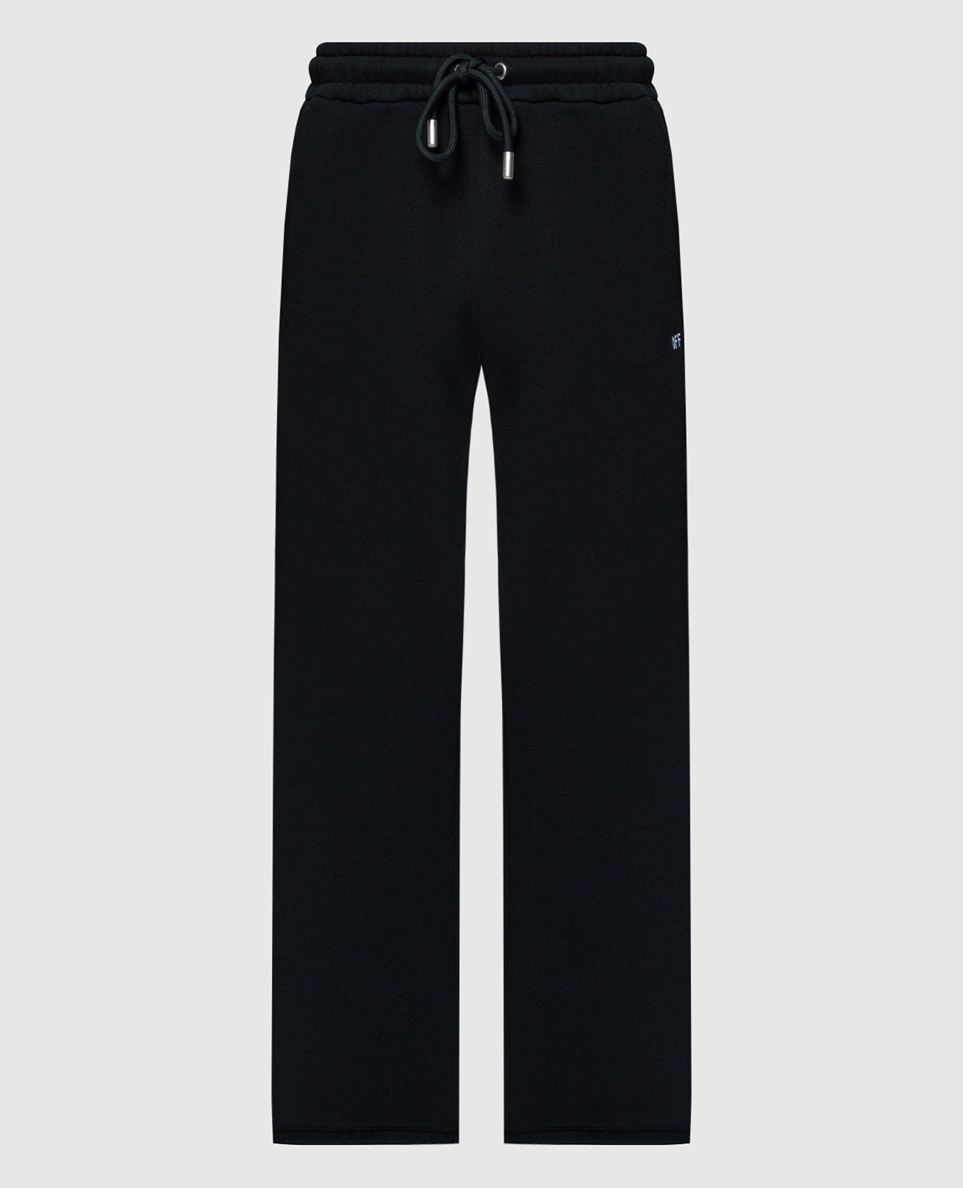 Black sweatpants with Off embroidery