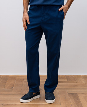 Canali Синие брюки PT0135591695