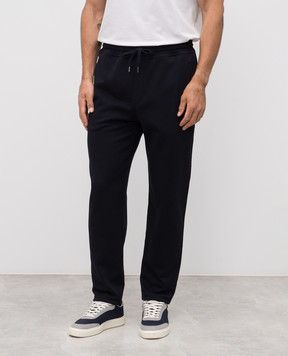 Brunello Cucinelli Синие спортивные штаны MW8633243G