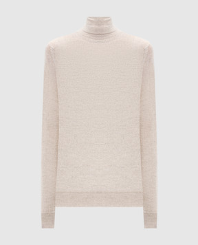 John Smedley Бежевий гольф CATKIN з вовни мериноса CATKIN