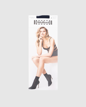 Wolford Синие носки Rhomb net 41545