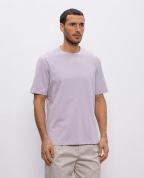 Brunello Cucinelli Футболка фиолетовая M0B131308