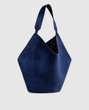 Khaite Синя замшева сумка Lotus HAITEBAG
