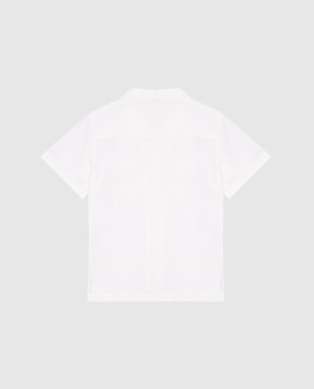 Dolce&Gabbana Детская белая рубашка из льна. L44S24FU4LH