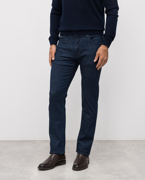 Canali Сині джинси з патчем логотипа PD0142291729N