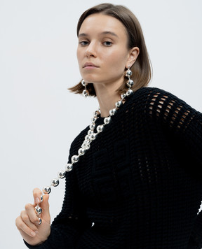 Pearl Octopuss.Y Серебристые бусы SPHERE SILVERSPHERECHAIN