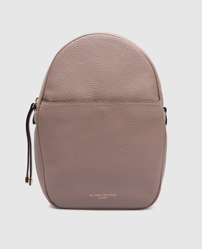Gianni Chiarini Бежевый кожаный рюкзак с логотипом ZN11182GRN