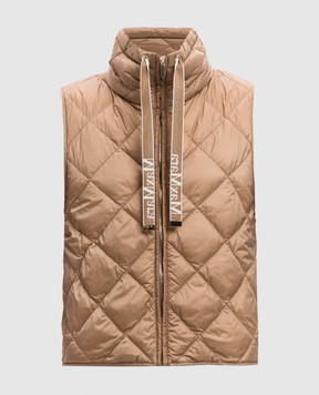 Max Mara Бежевий пуховий жилет TREGIC TREGIC