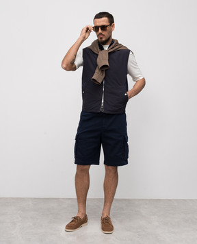 Brunello Cucinelli Синий жилет MD4796535P