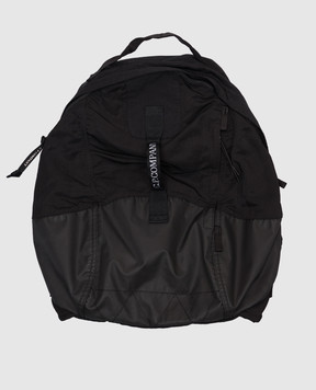 C.P. Company Черный рюкзак с узором логотипа MAC230A005269G