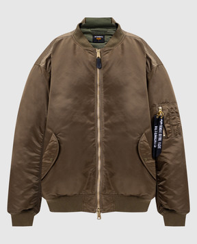 Vetements Двосторорнній бомбер з логотипом UH76BO450GO