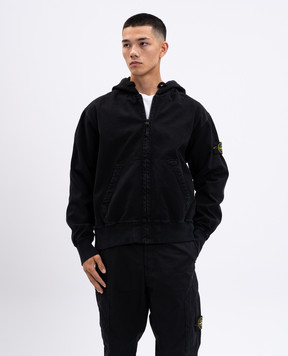 Stone Island Черная спортивная куртка с логотипом K2S156100017S0184