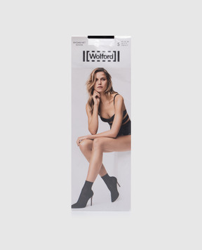 Wolford Фіолетові шкарпетки в ажурний візерунок 41545