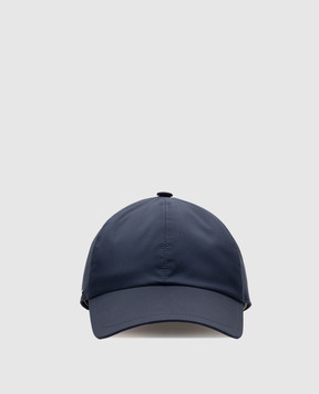 Enrico Mandelli Синяя кепка с гравировкой логотипа CAP401519V