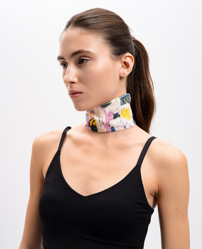 Christian Dior Комір в абстрактний візерунок 66DGA405I901