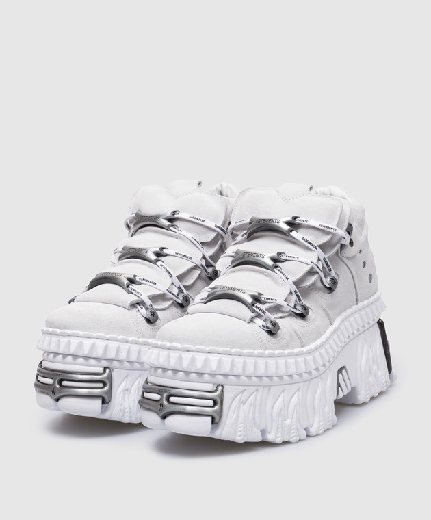 Vetements Сірі замшеві кросівки на платформі New Rock UA66SN100W зображення 2