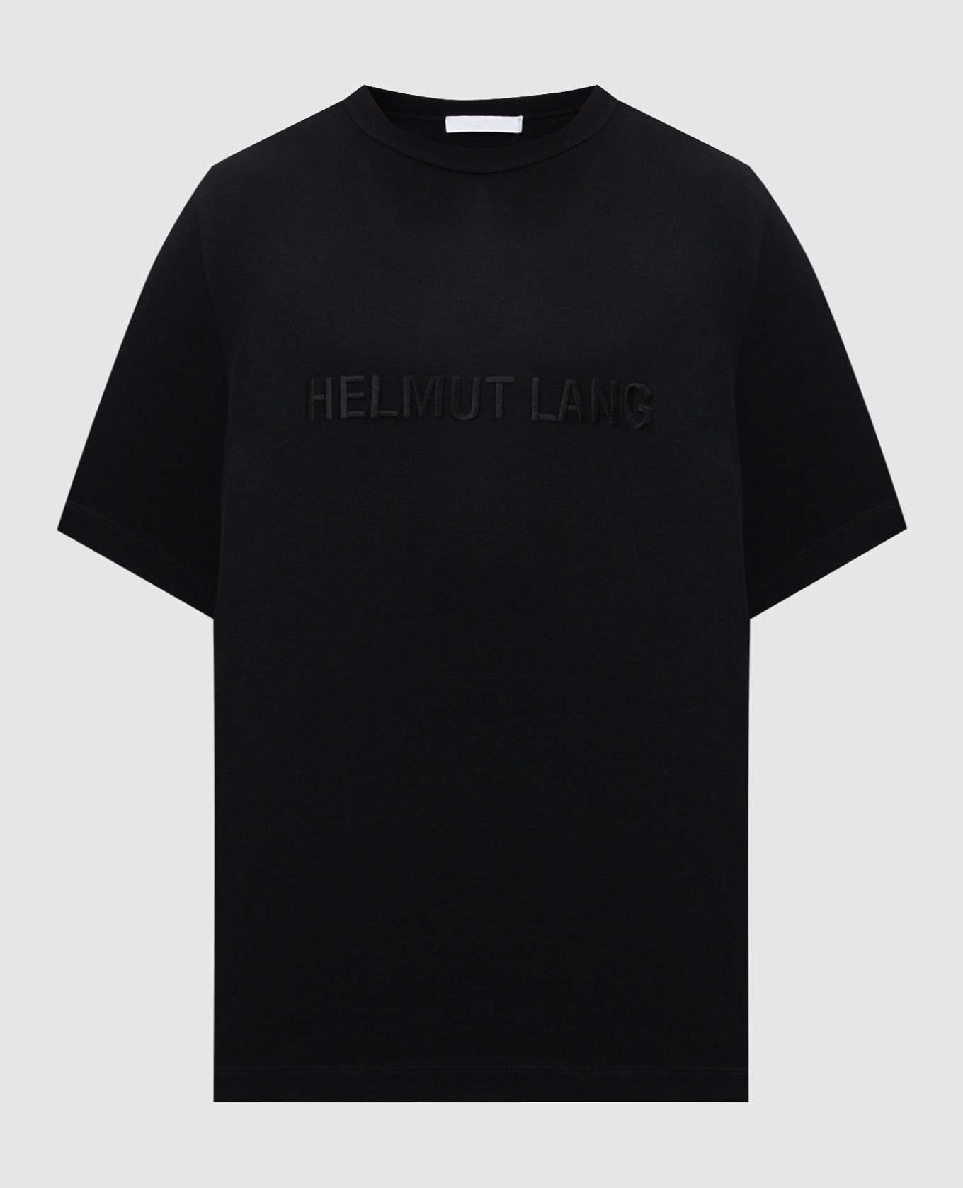 

Черная футболка с вышивкой логотипа, Черный, Футболки