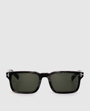 Tom Ford Чорні сонцезахисні окуляри з логотипом FT1148D