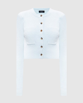 WARDROBE.NYC Блакитний укорочений кардиган W4081PC