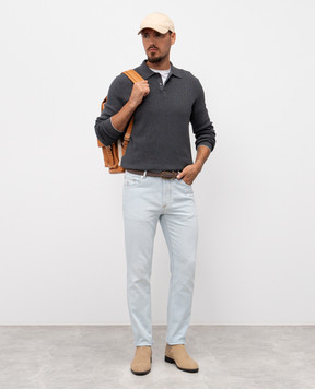 Brunello Cucinelli Сірий светр M29203535