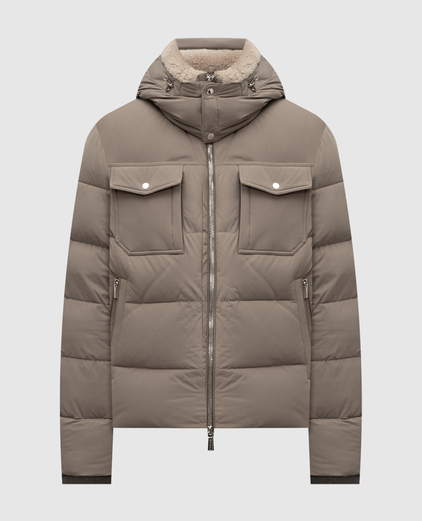 Пуховик ALARICK цвета хаки