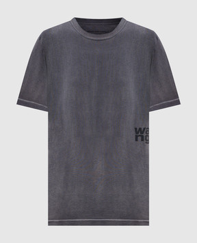 Alexander Wang Серая футболка с принтом логотипа 4CC3241520