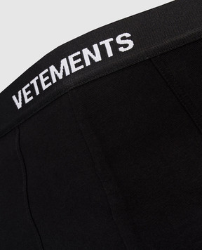 Vetements Боксеры черные трусы с логотипом MH76UN400BB