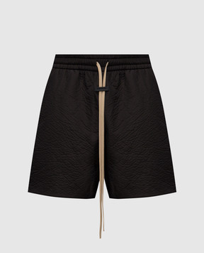 Fear of God Черные шорты с логотипом FGE240405CPN
