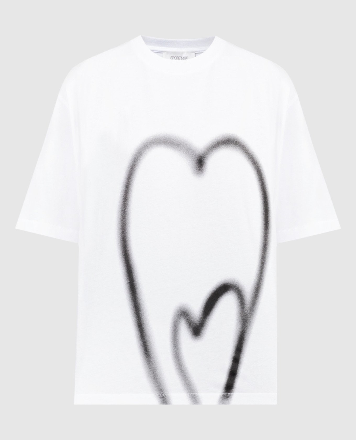 White Luis t-shirt with brand print
