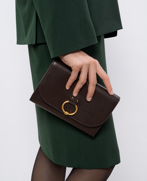 Gianni Chiarini Коричневая кожаная сумка кросс-боди KAIA BSWBN50107PRCK
