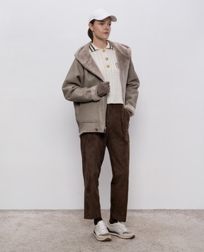 Simonetta Ravizza Двухсторонняя дубленка Bibi F05JA396H21