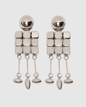 Max Mara Серебристые серьги TILEEARRINGS