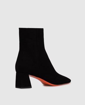 Santoni Черные замшевые ботильоны WTMN71154HI2NMGD