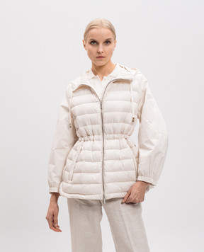 Peserico Біла стьобана пухова куртка S24067Q6957