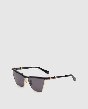 Balmain Akoni Чорні сонцезахисні окуляри Victoire BPS169A60