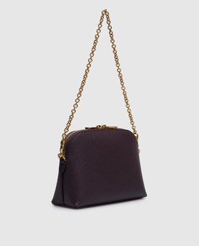 Dolce&Gabbana Фіолетова шкіряна сумка з логотипом BI3353A5070