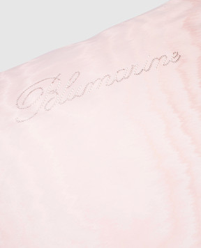 Blumarine Розовая декоративная подушка Delphine с кристаллами Swarovski H0000000116