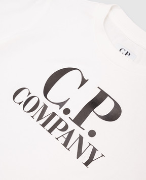 C.P. Company Детская футболка с фактурным логотипом C9M008LAA1718
