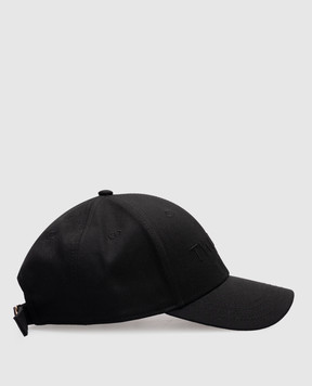 Twinset Чорна кепка з вишивкою логотипа 251TA4280