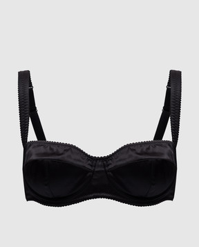 Dolce&Gabbana Черный лиф из шелка O1A12TONO13