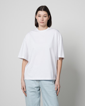 Materiel Біла футболкка з вишивкою MSS24M17834TSWT