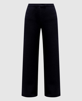 Loro Piana Синие брюки клеш из кашемира FAN3498