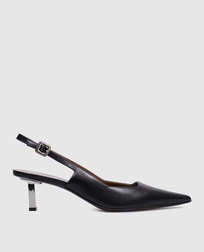 Giuseppe Zanotti Чорні шкіряні мюлі Raquel E550004