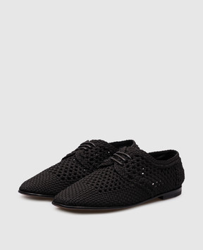 Dolce&Gabbana Чорні плетені дербі A10863A9L64