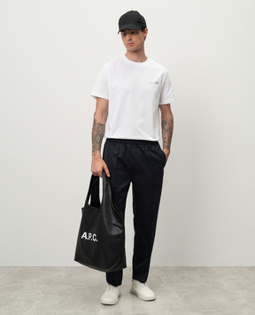 A.P.C Синие брюки из шерсти WOAPOH08394