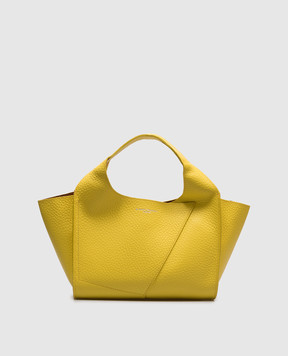 Gianni Chiarini Желтая кожаная сумка-тоут EUFORIA BS9554RNGDBL