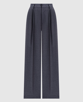 Maison Margiela MM6 Сірі штани з вовни S52KA0540M35466