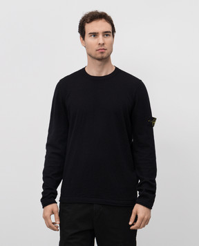 Stone Island Чорний джемпер з логотипом K1S155100052S00B0